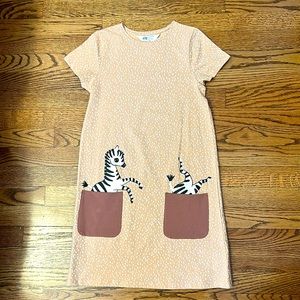 H&M little girls t-shirt dress top, NWT, size US 8/10